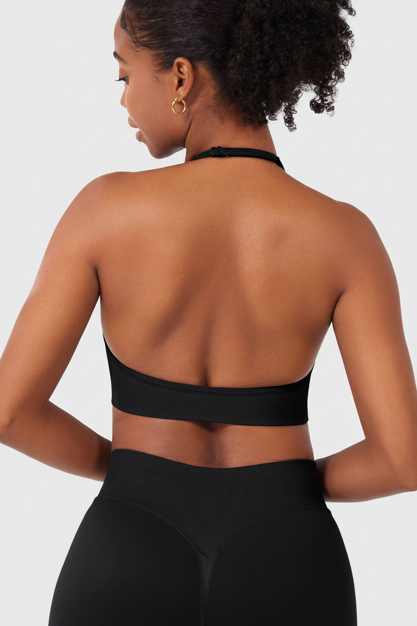 Vorti Vanie SoftHue Halter Sports Bra
