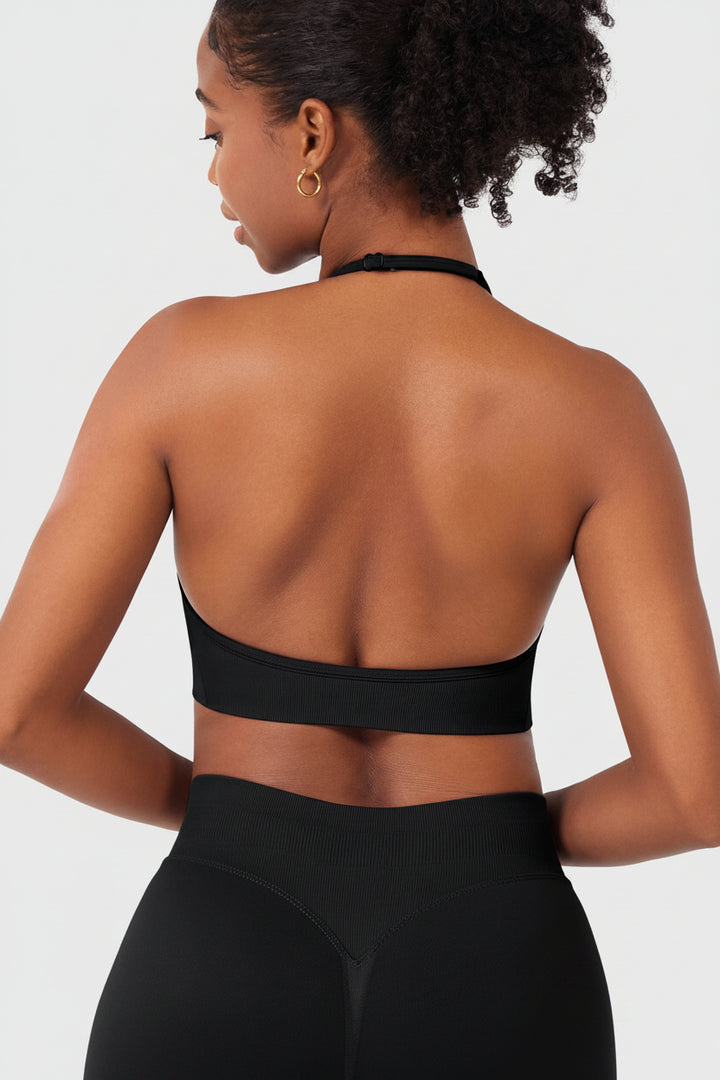 Vorti Vanie SoftHue Halter Sports Bra