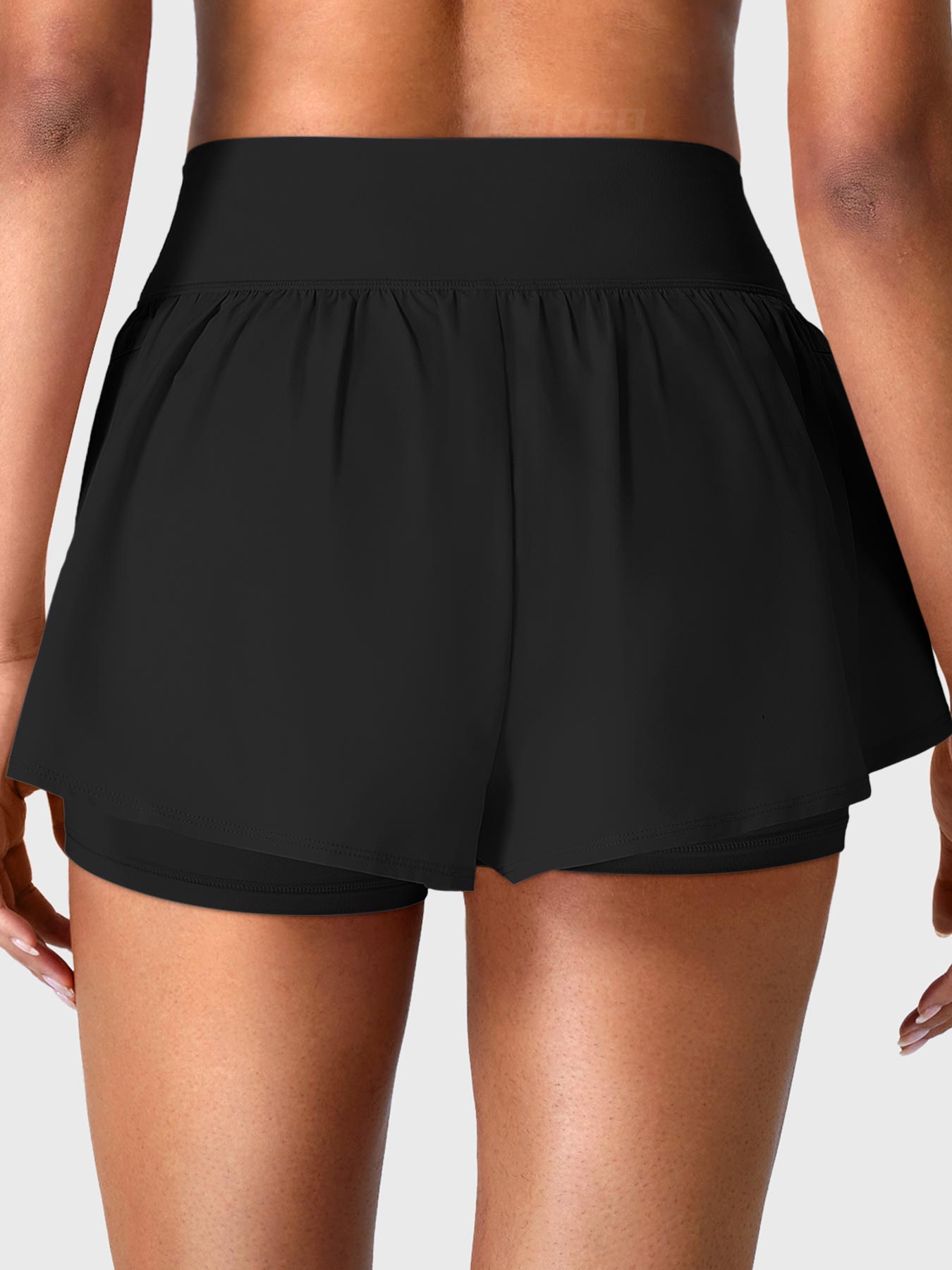 Vorti Hafsany 2-in-1 Running Shorts Black