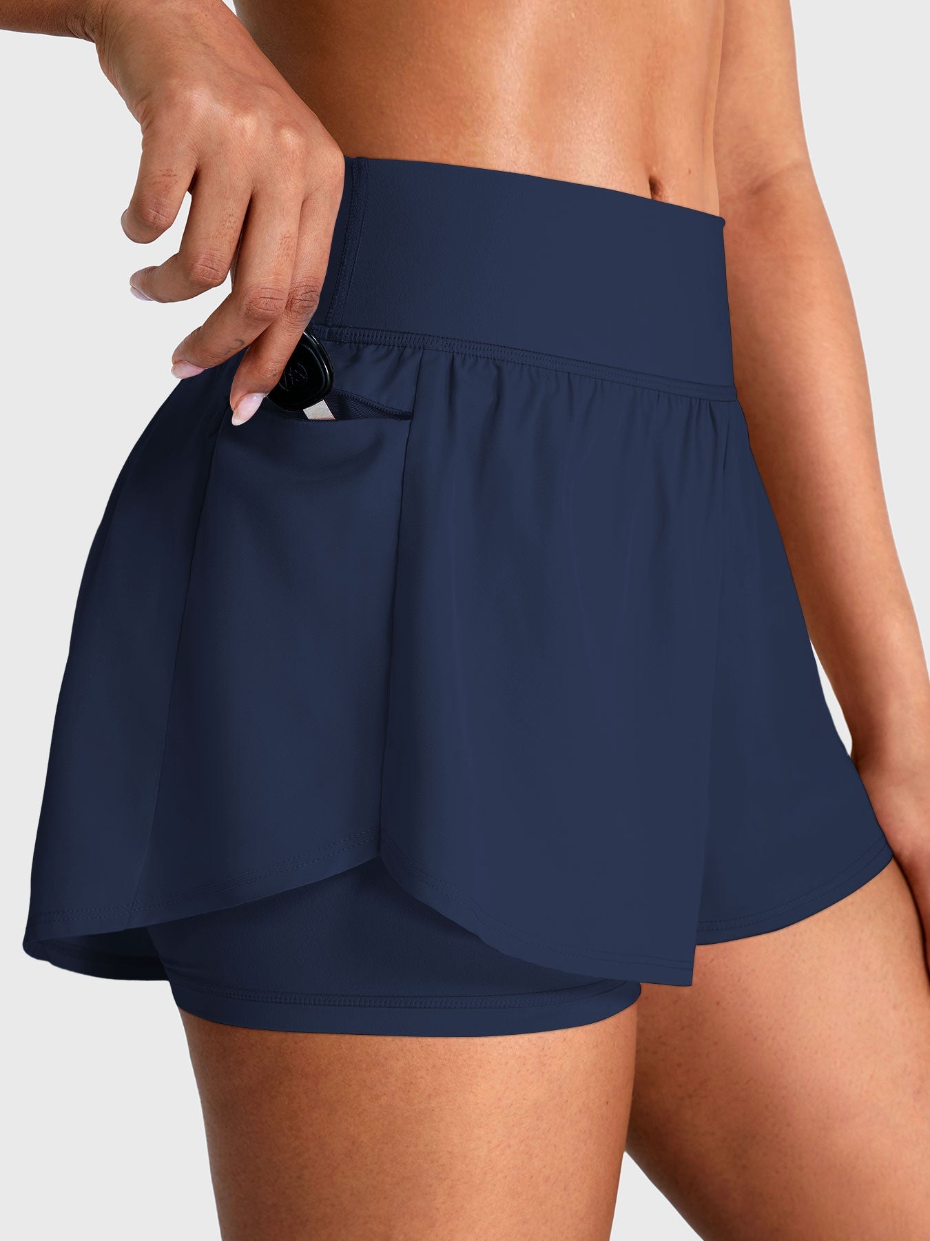 Vorti Hafsany 2-in-1 Running Shorts Navy