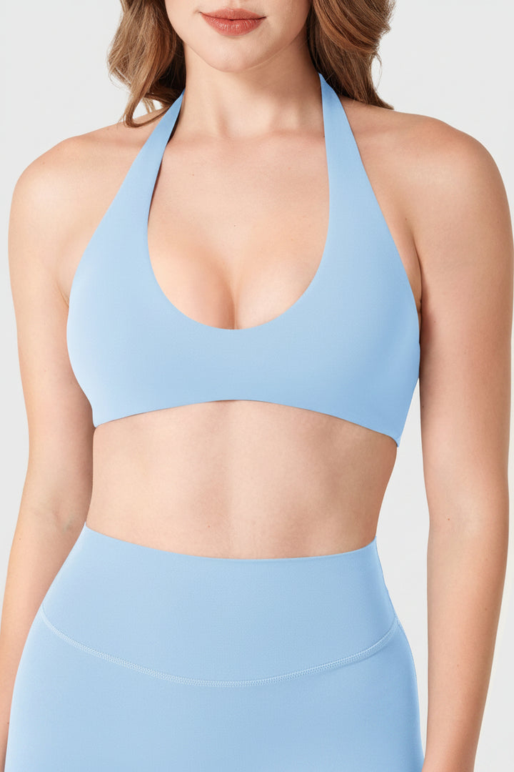 Vorti Laarni Halter Backless Sports Bra