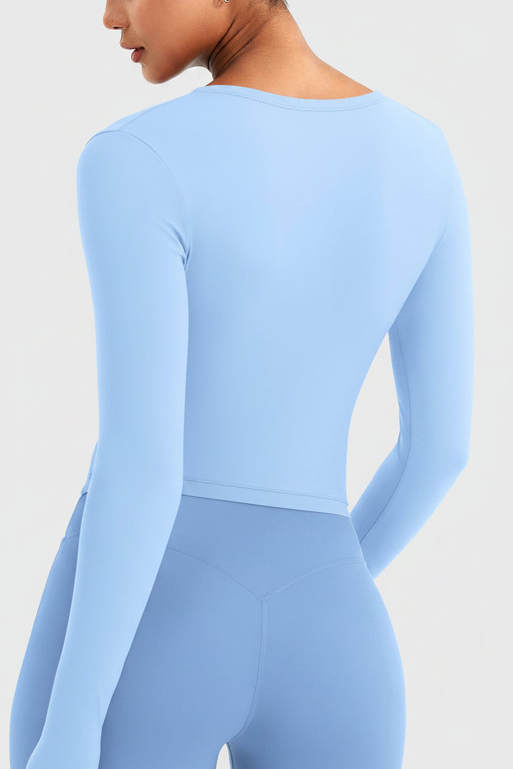Vorti Minniy V Neck Long Sleeve Top