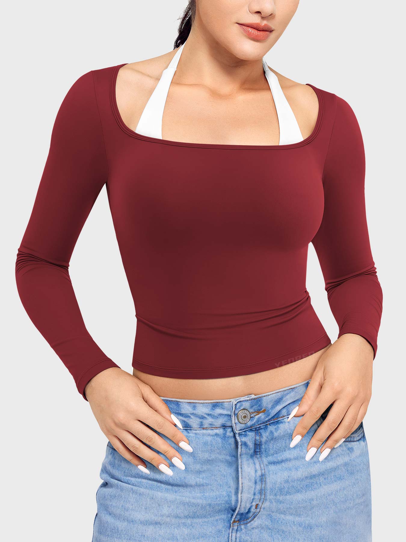 Vorti Arleney Square Neck Long Sleeve