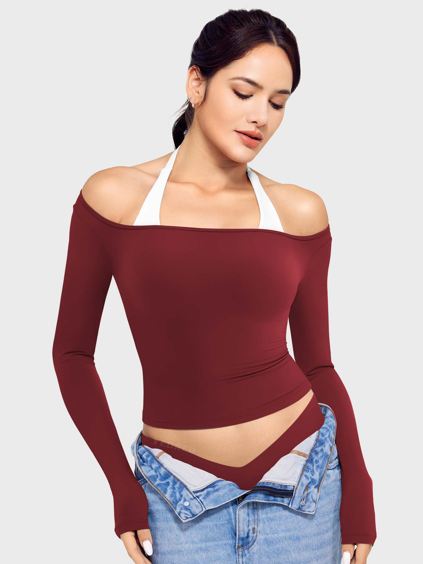 Vorti Arleney Square Neck Long Sleeve