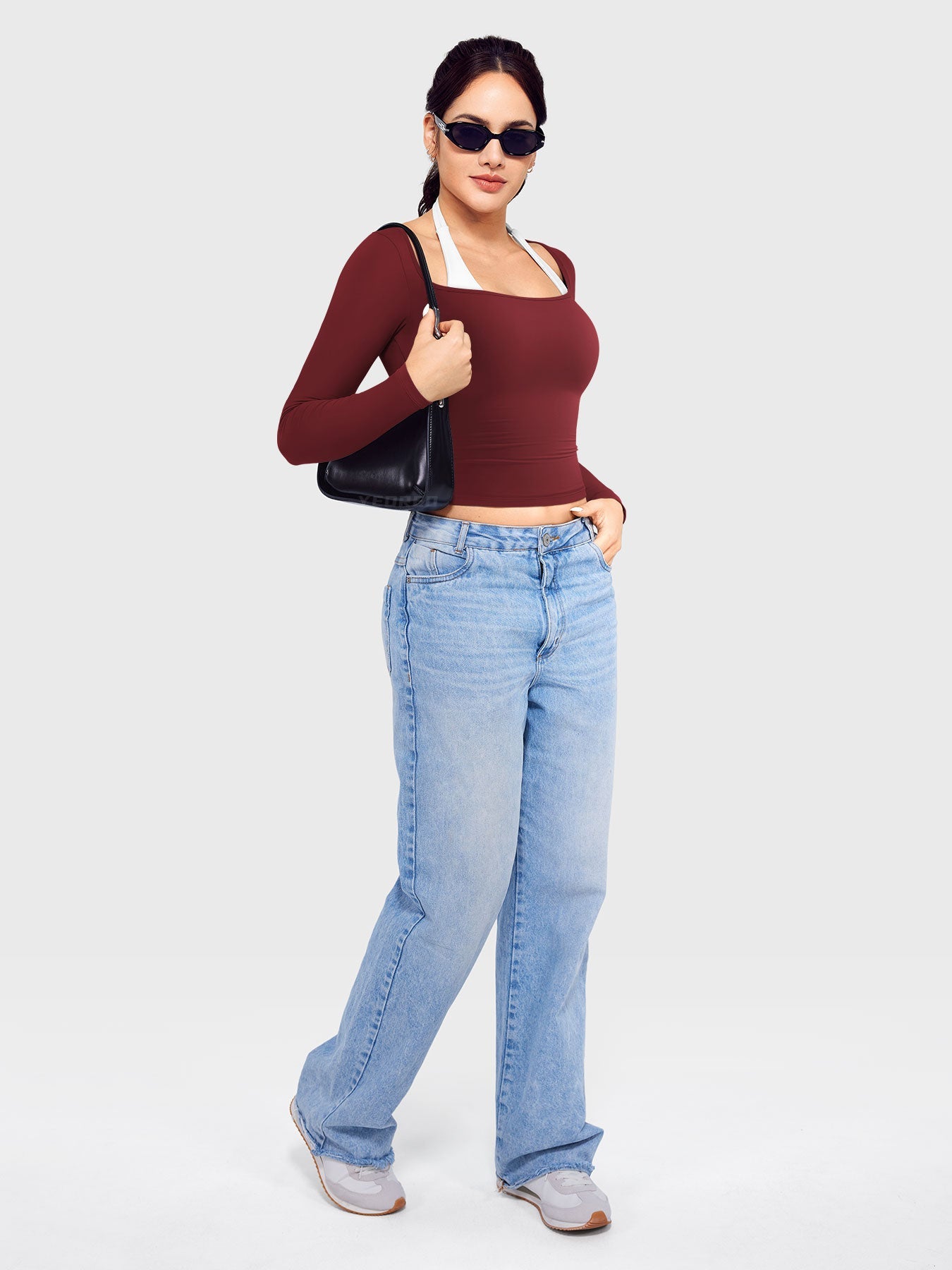Vorti Arleney Square Neck Long Sleeve