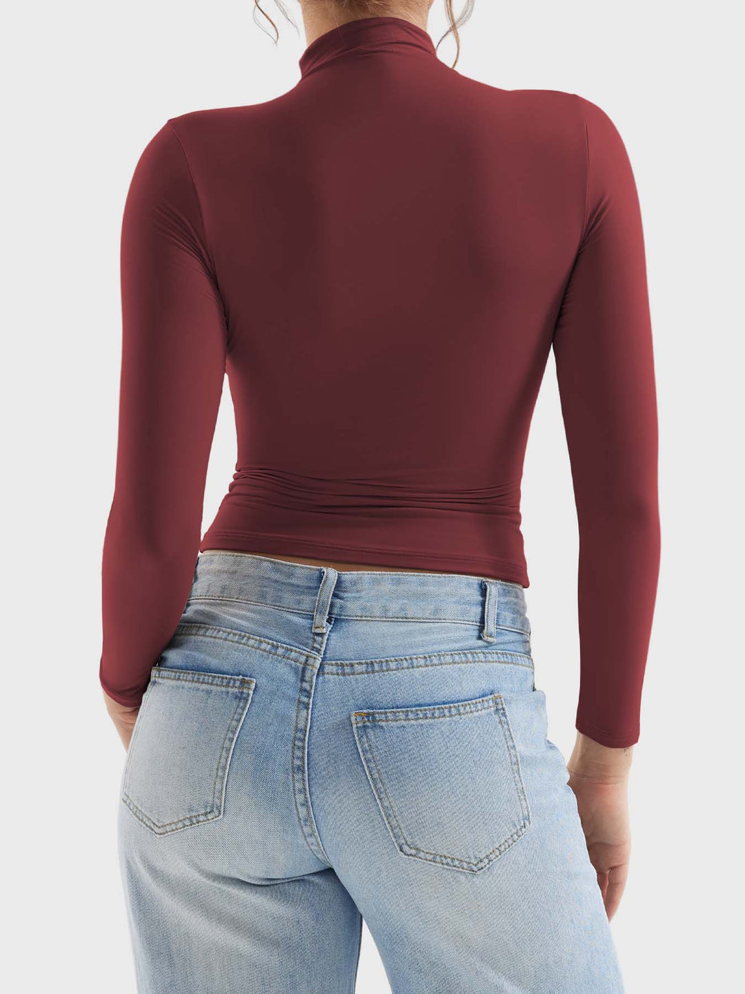 Vorti Sariah Turtle Neck Long Sleeves Shirts