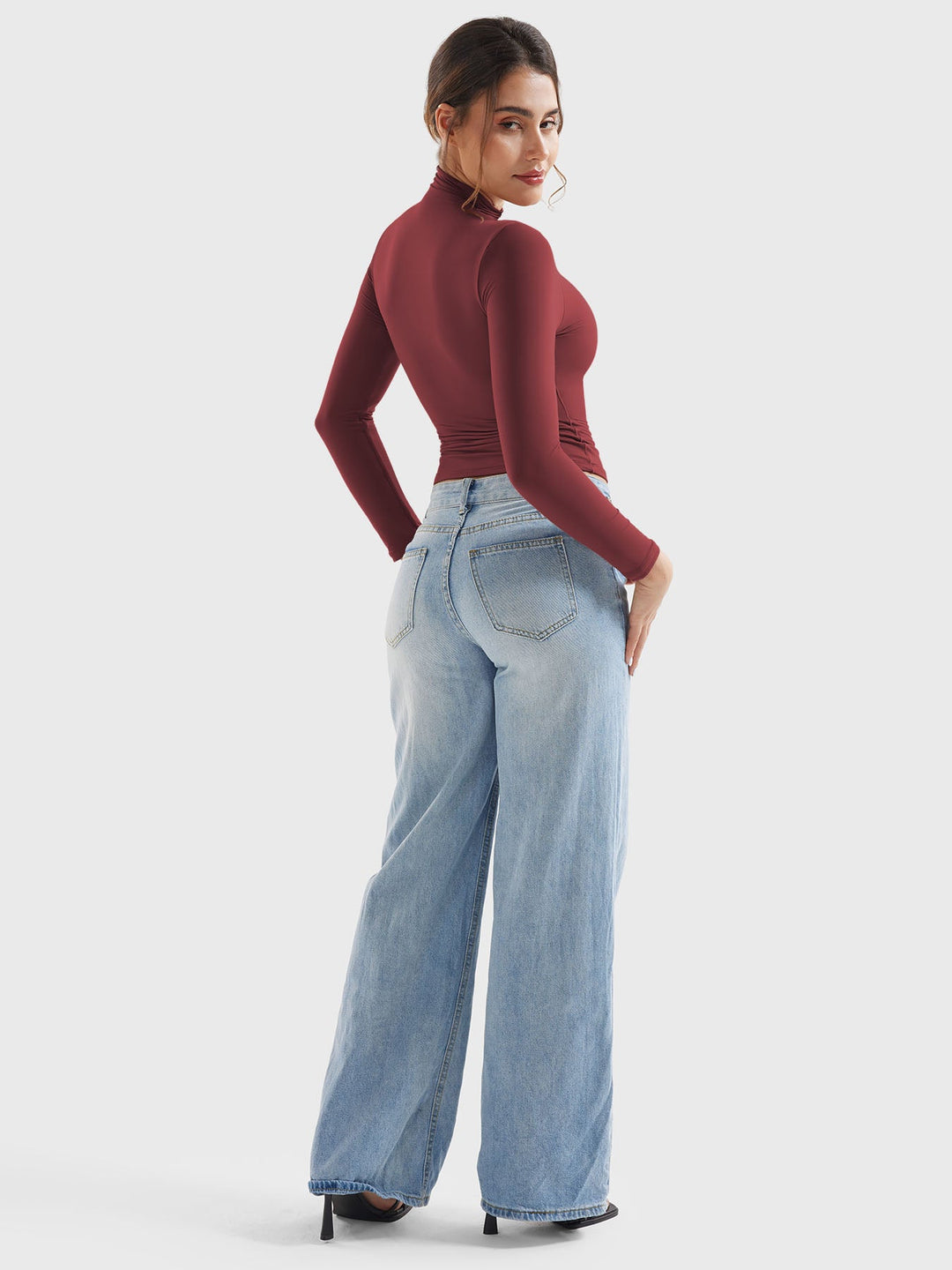 Vorti Sariah Turtle Neck Long Sleeves Shirts