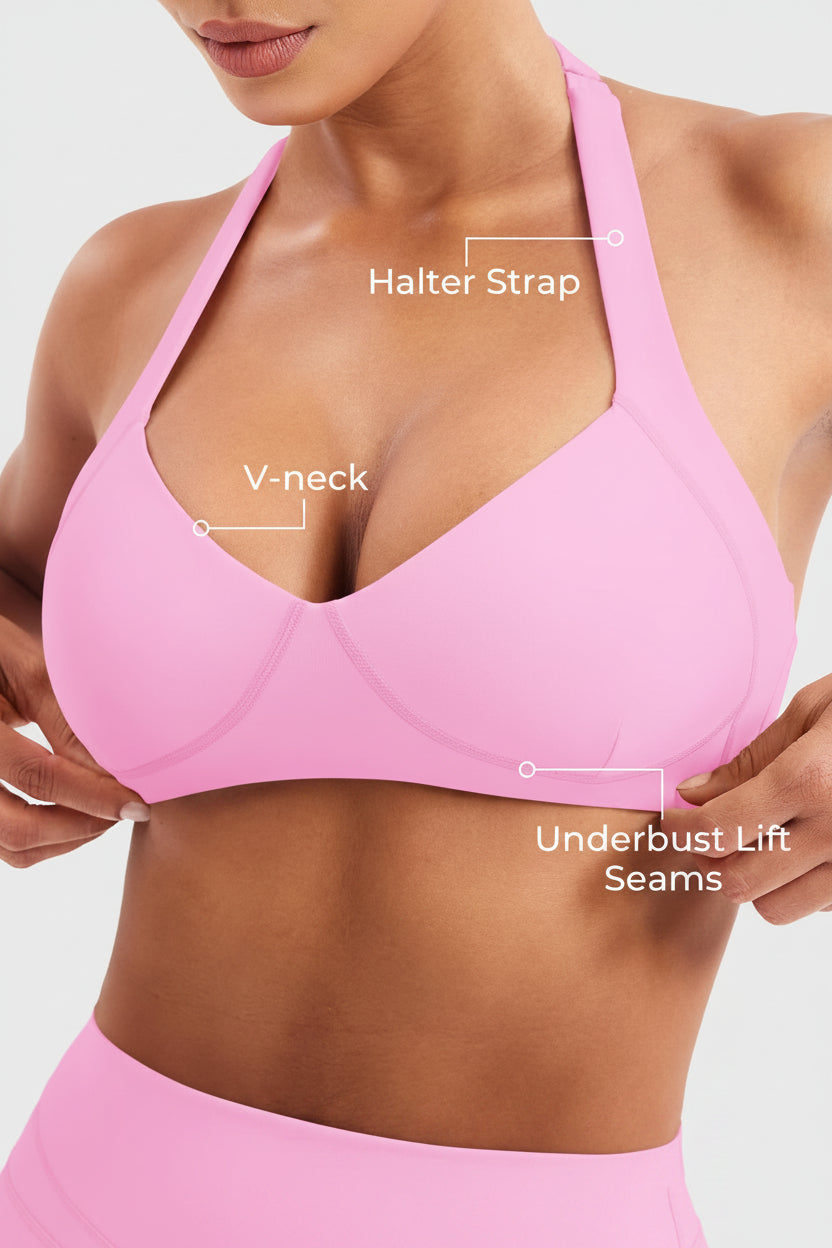 Vorti Andrine Contour Halter Sports Bra