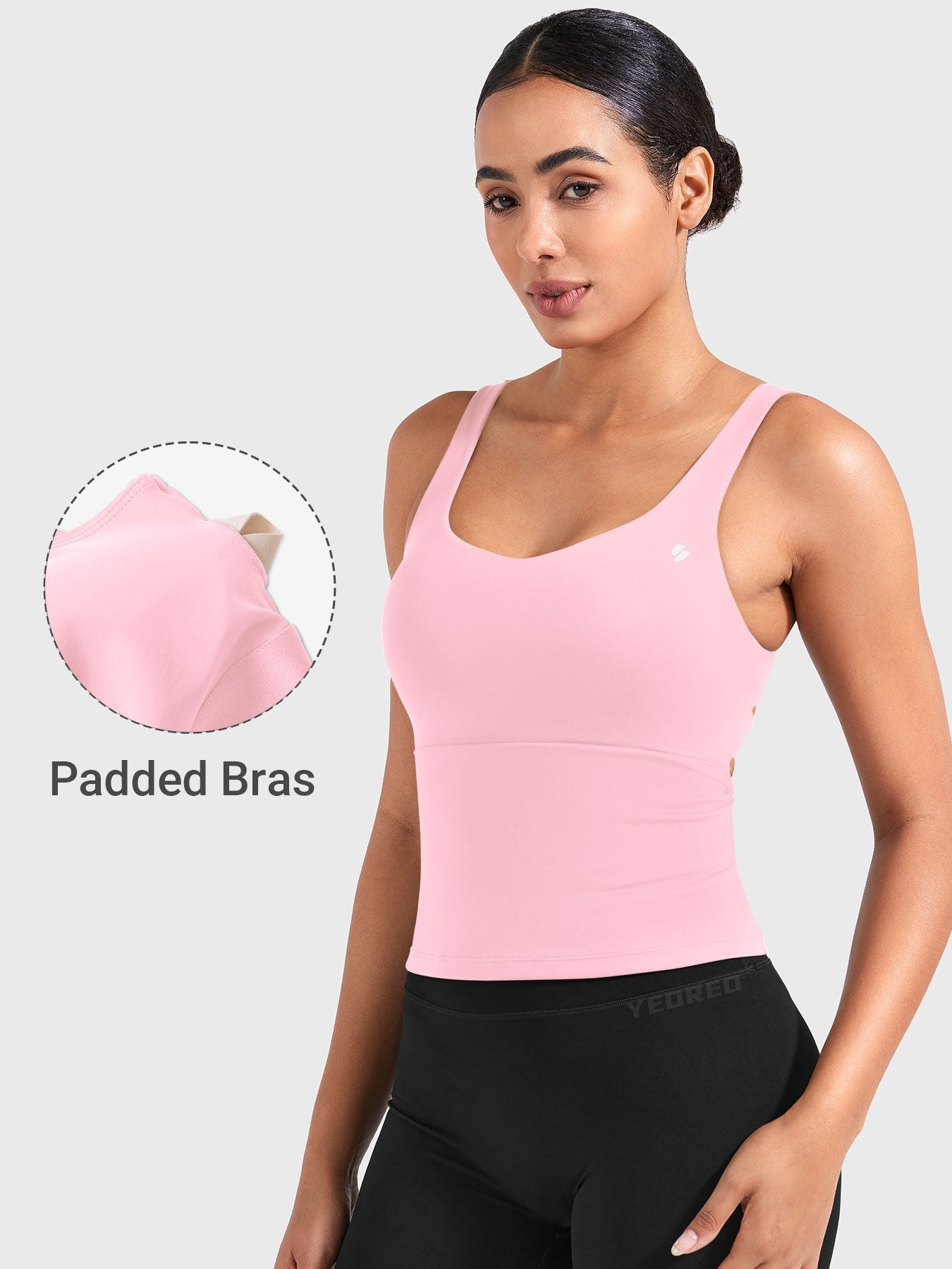 Vorti Mittyle Open Back Longline Tank