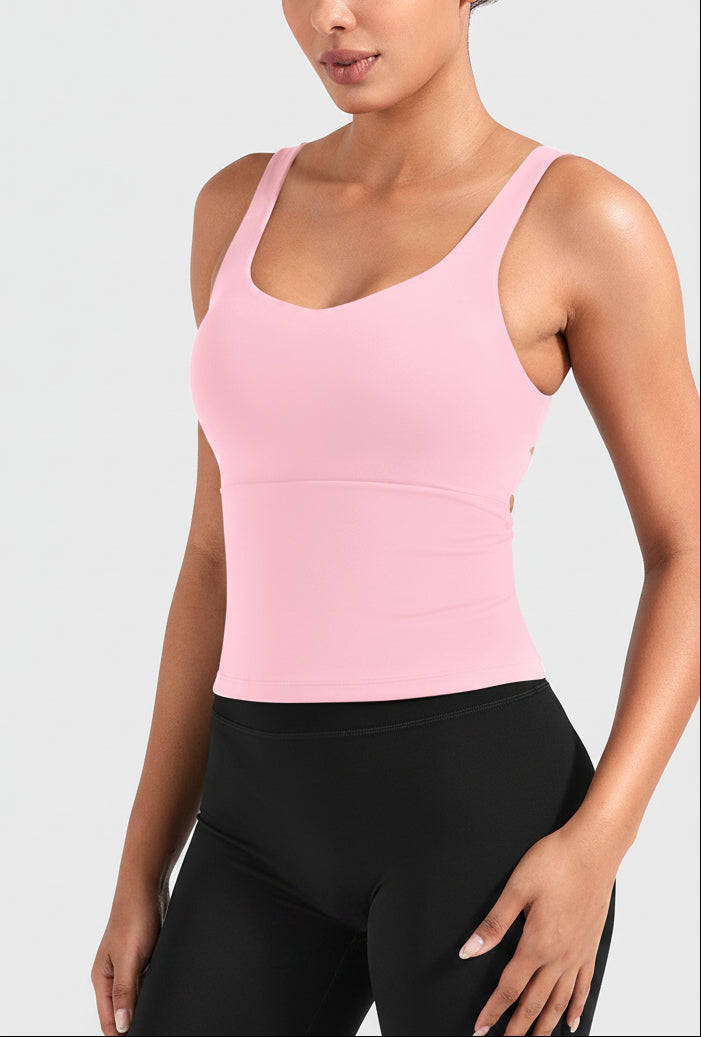 Vorti Mittyle Open Back Longline Tank