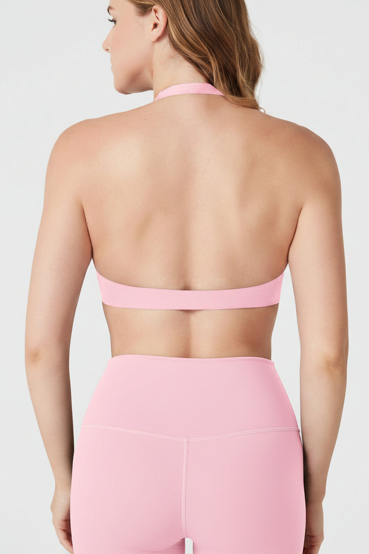 Vorti Laarni Halter Backless Sports Bra