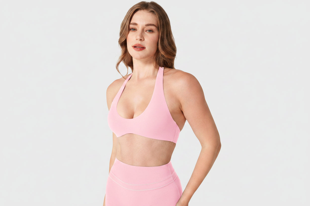 Vorti Laarni Halter Backless Sports Bra