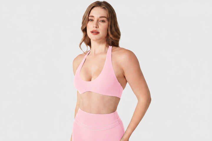Vorti Laarni Halter Backless Sports Bra