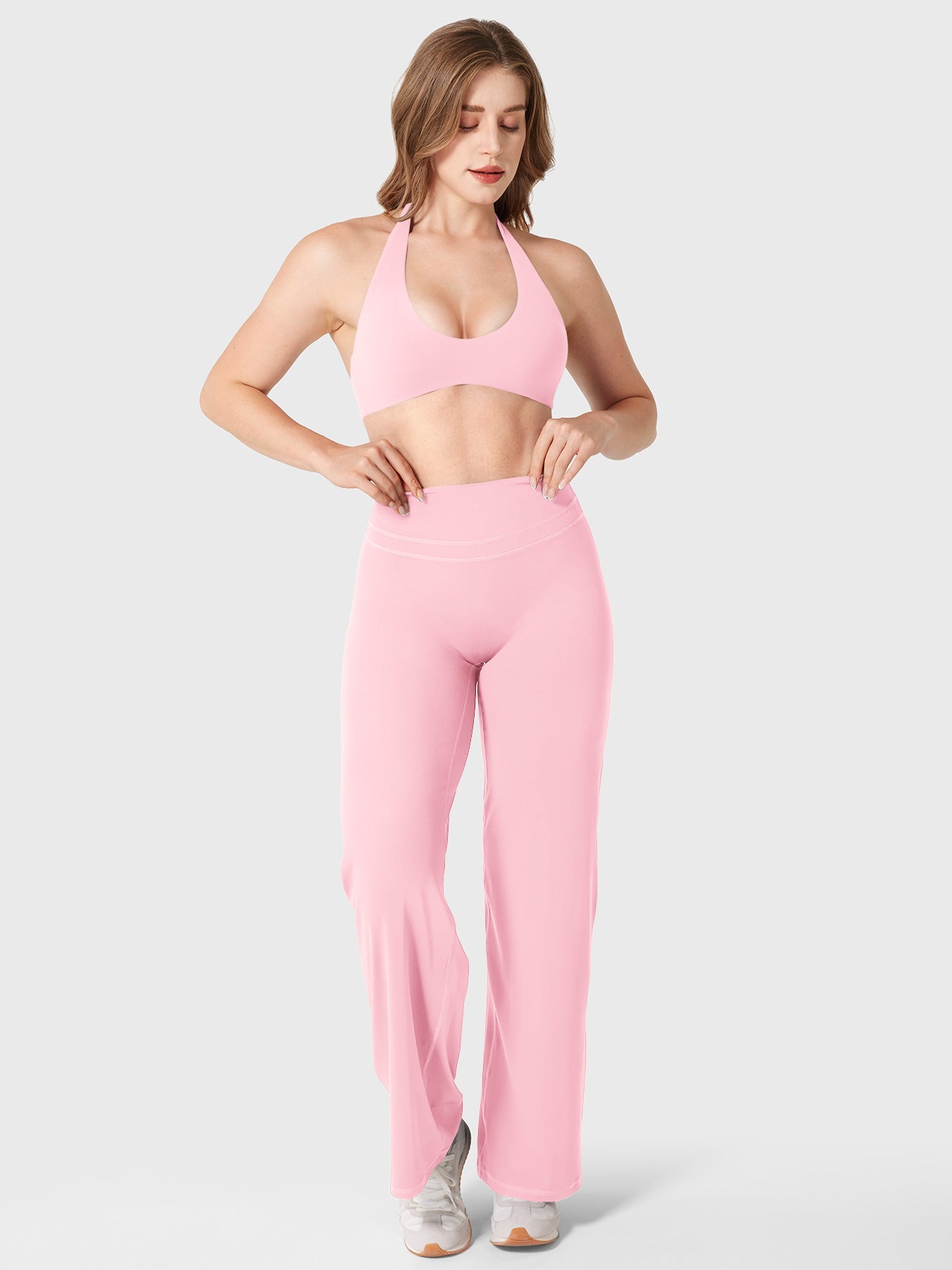 Vorti Laarni Halter Backless Sports Bra