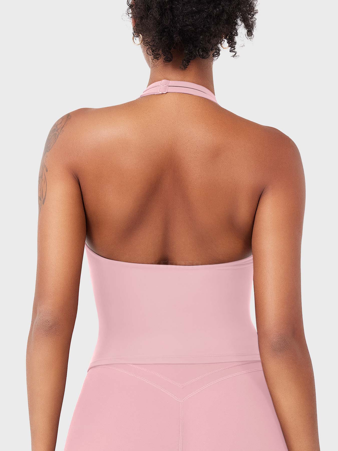 Vorti Elevine V Neck Halter Tank