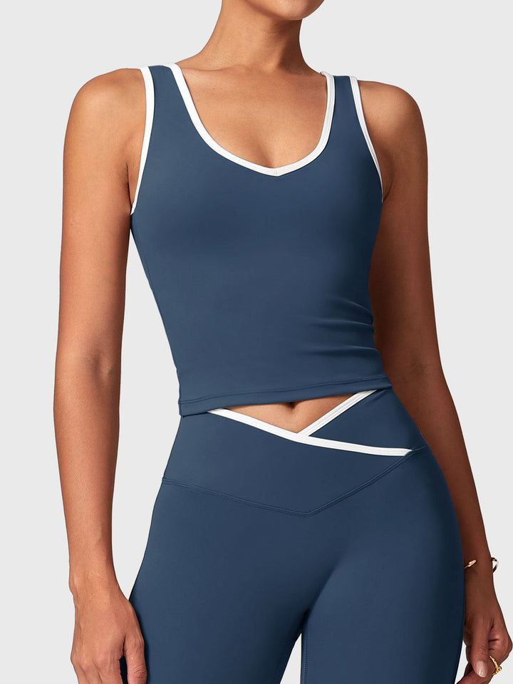 Vorti Alberta Contrast Trim Tank