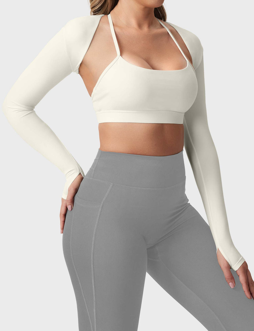 Vorti Mini Long Sleeve Bolero Shrug