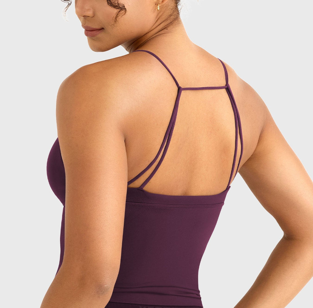 Vorti Vinianna Strappy Back Longline Tank