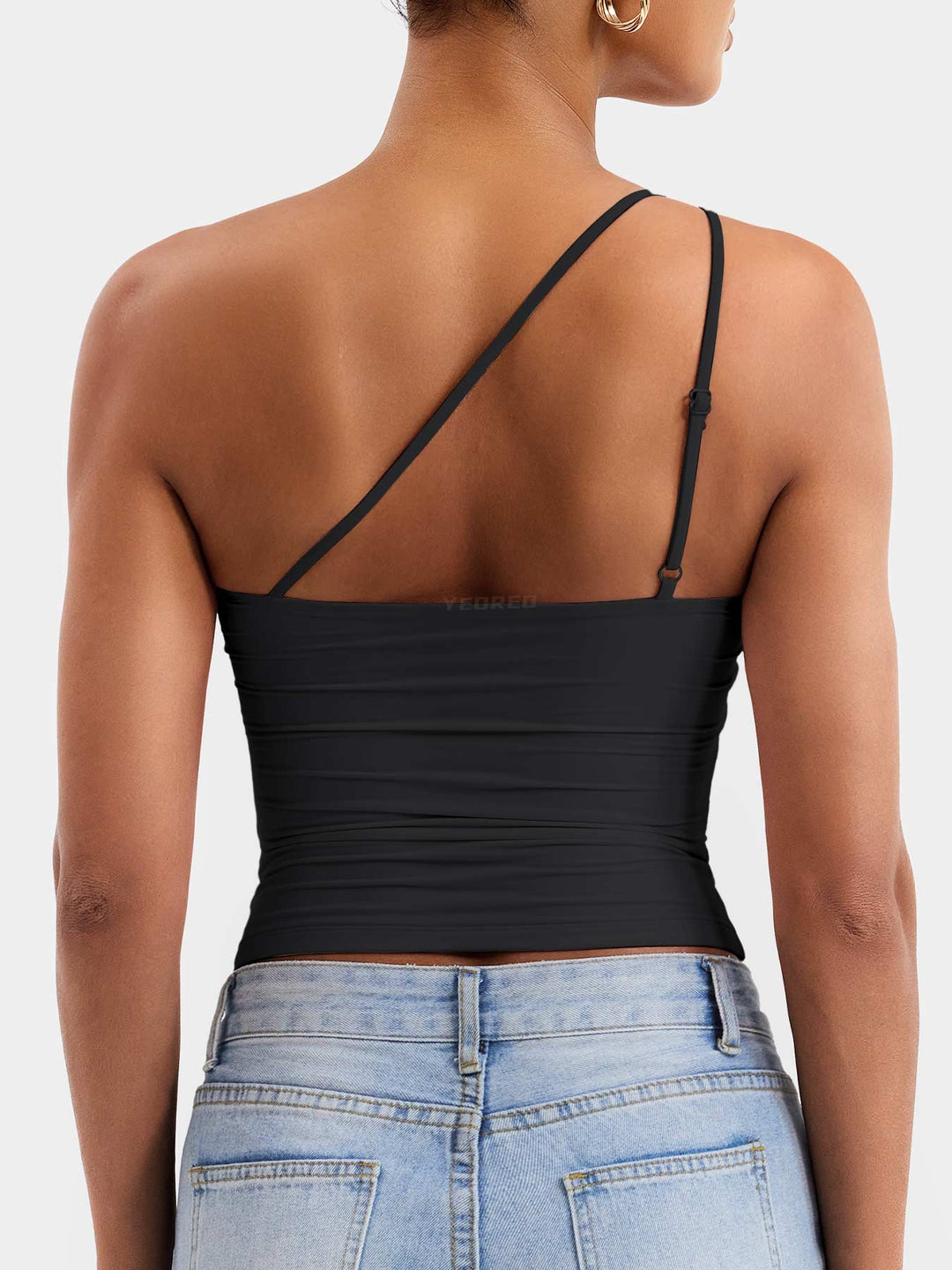 Vorti Fanciy One Shoulder Tank Top