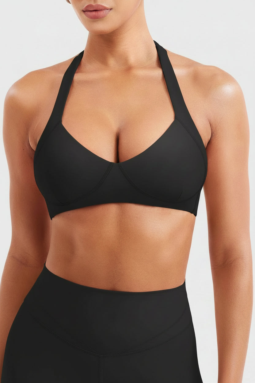 Vorti Andrine Contour Halter Sports Bra