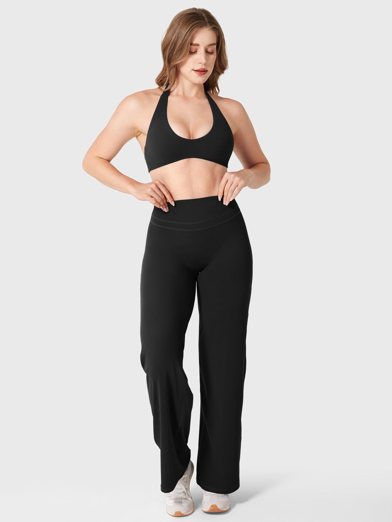 Vorti Laarni Halter Backless Sports Bra