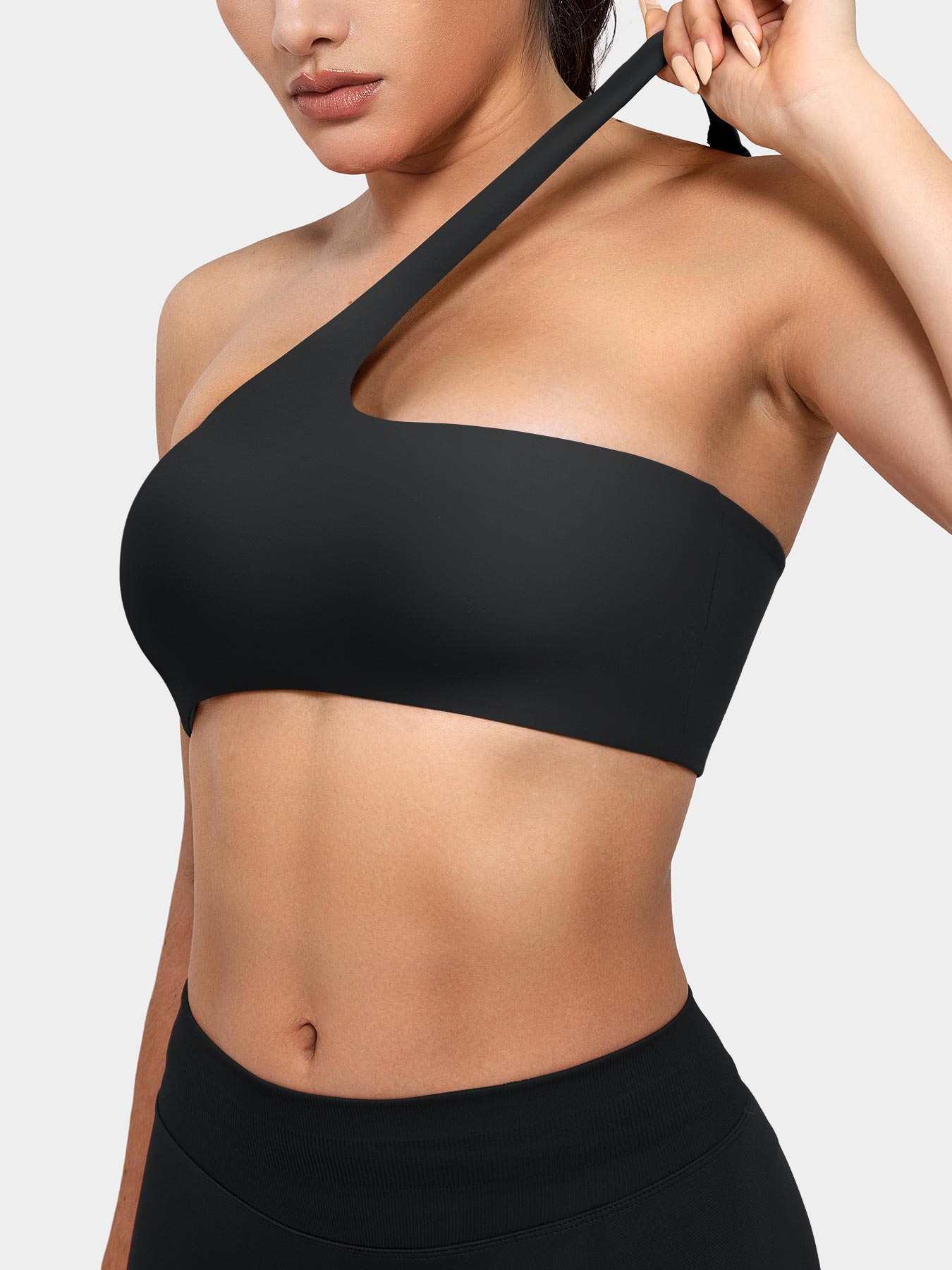 Vorti Claranie One Shoulder Sports Bra