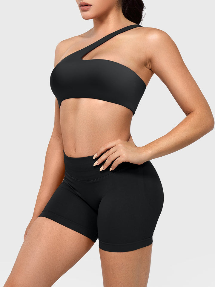 Vorti Claranie One Shoulder Sports Bra