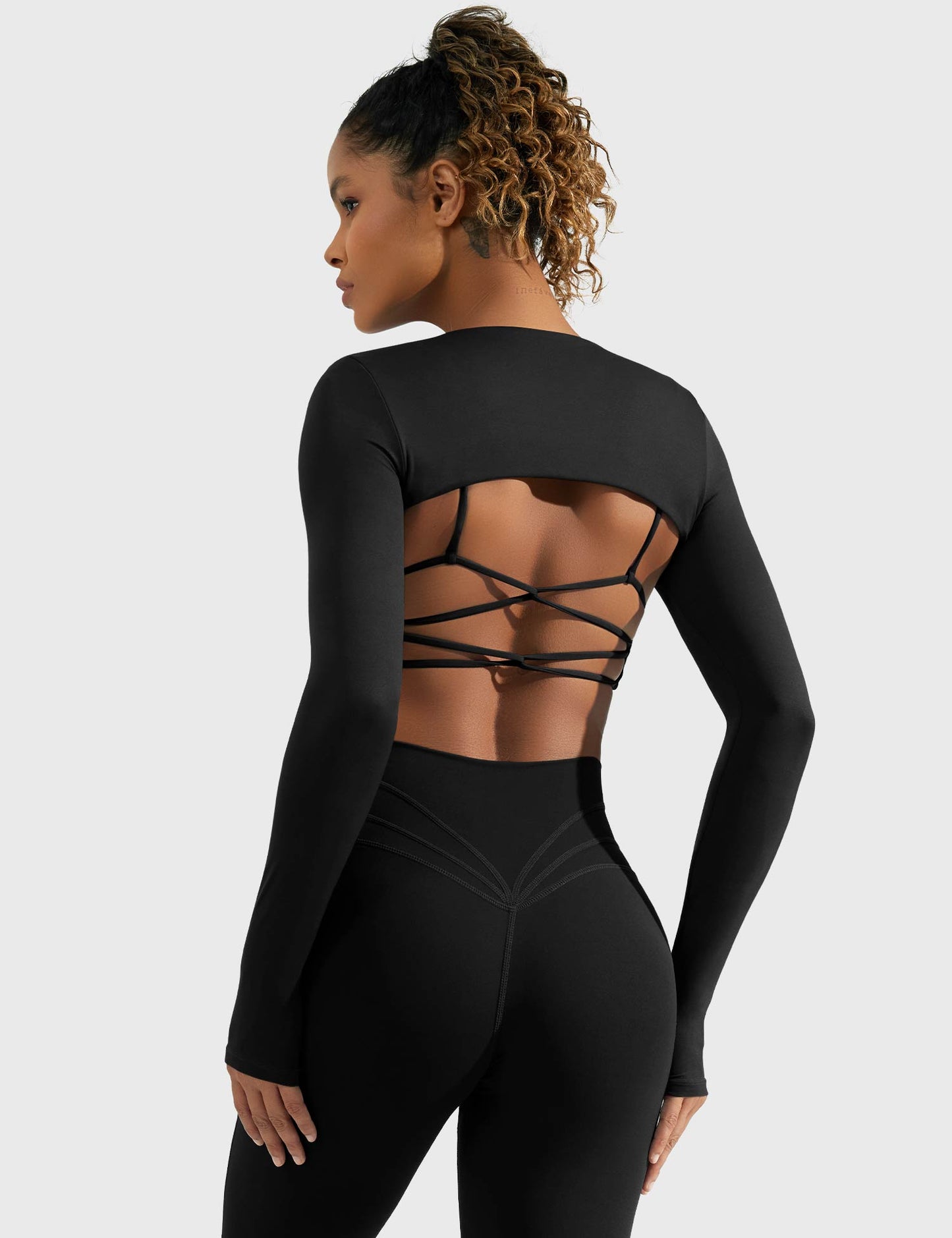 Vorti Crissy Long Sleeve Bolero Shrug