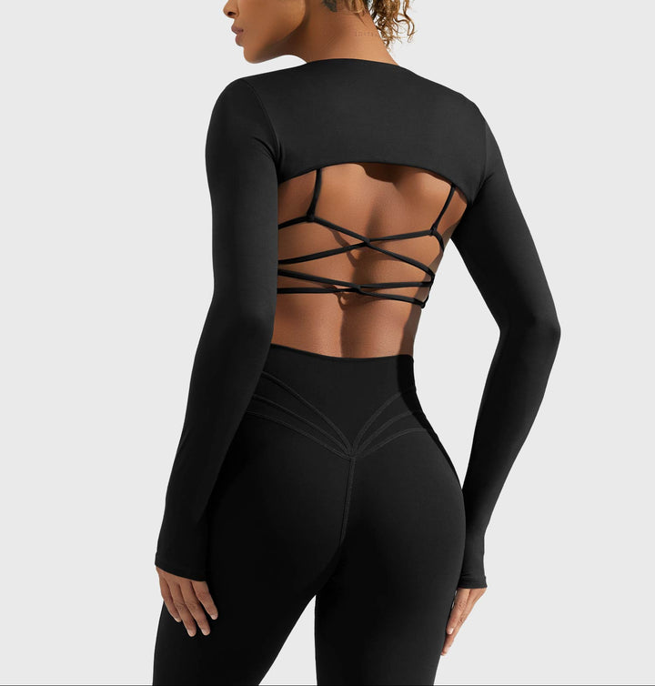 Vorti Crissy Long Sleeve Bolero Shrug