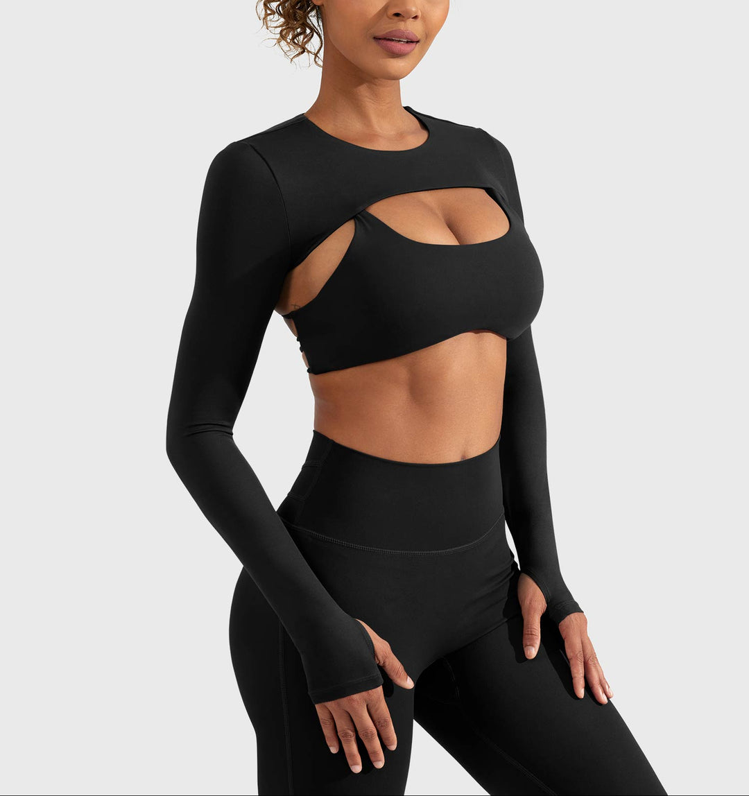 Vorti Crissy Long Sleeve Bolero Shrug