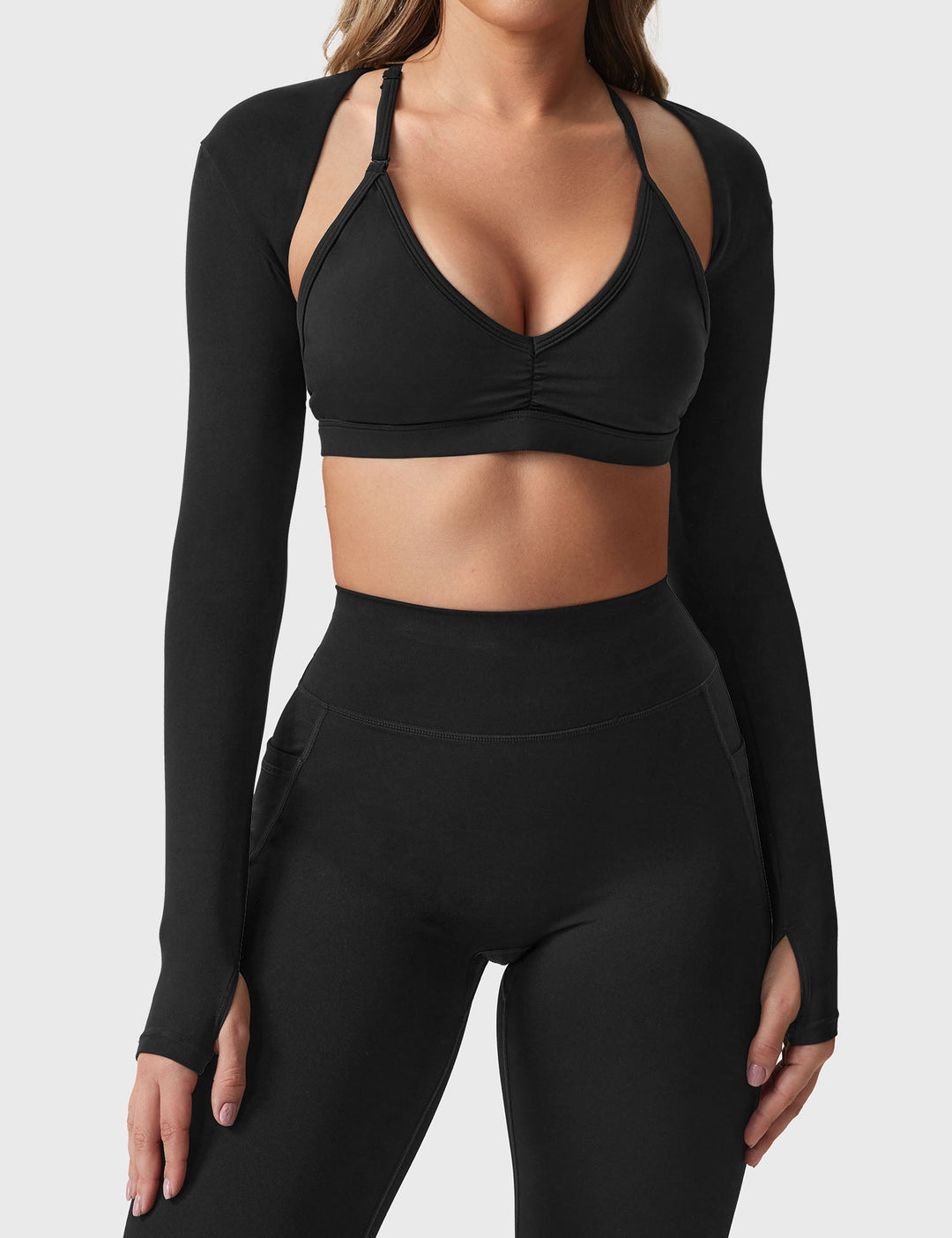 Vorti Mini Long Sleeve Bolero Shrug