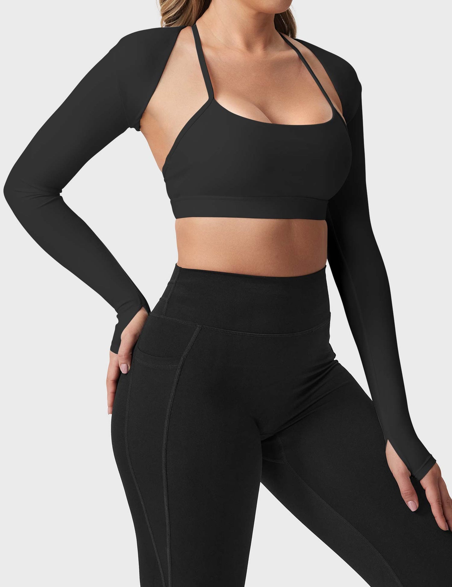 Vorti Mini Long Sleeve Bolero Shrug