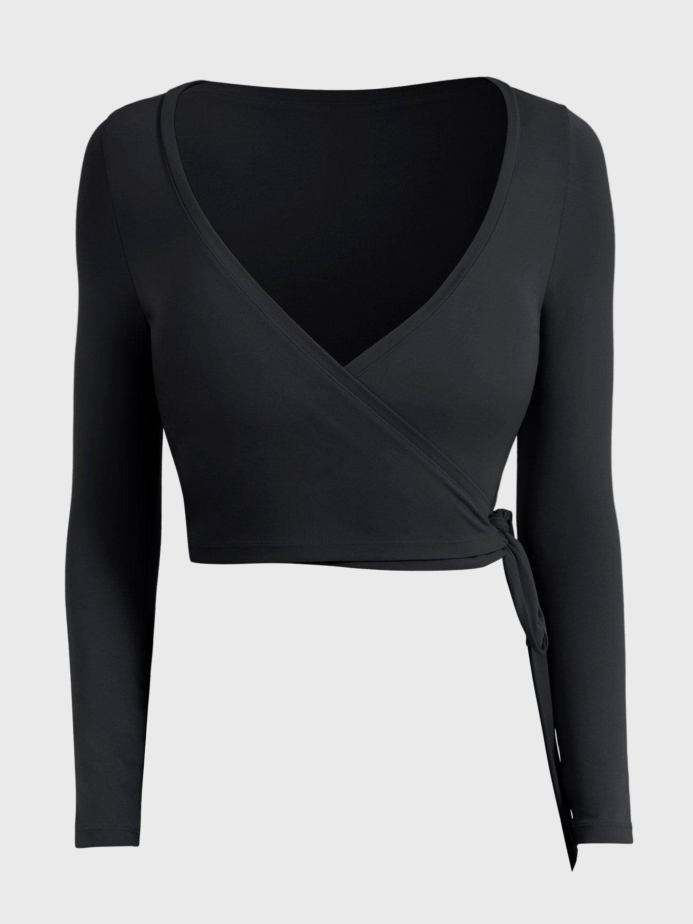Vorti Michelie Long Sleeve Ballet Wrap Top