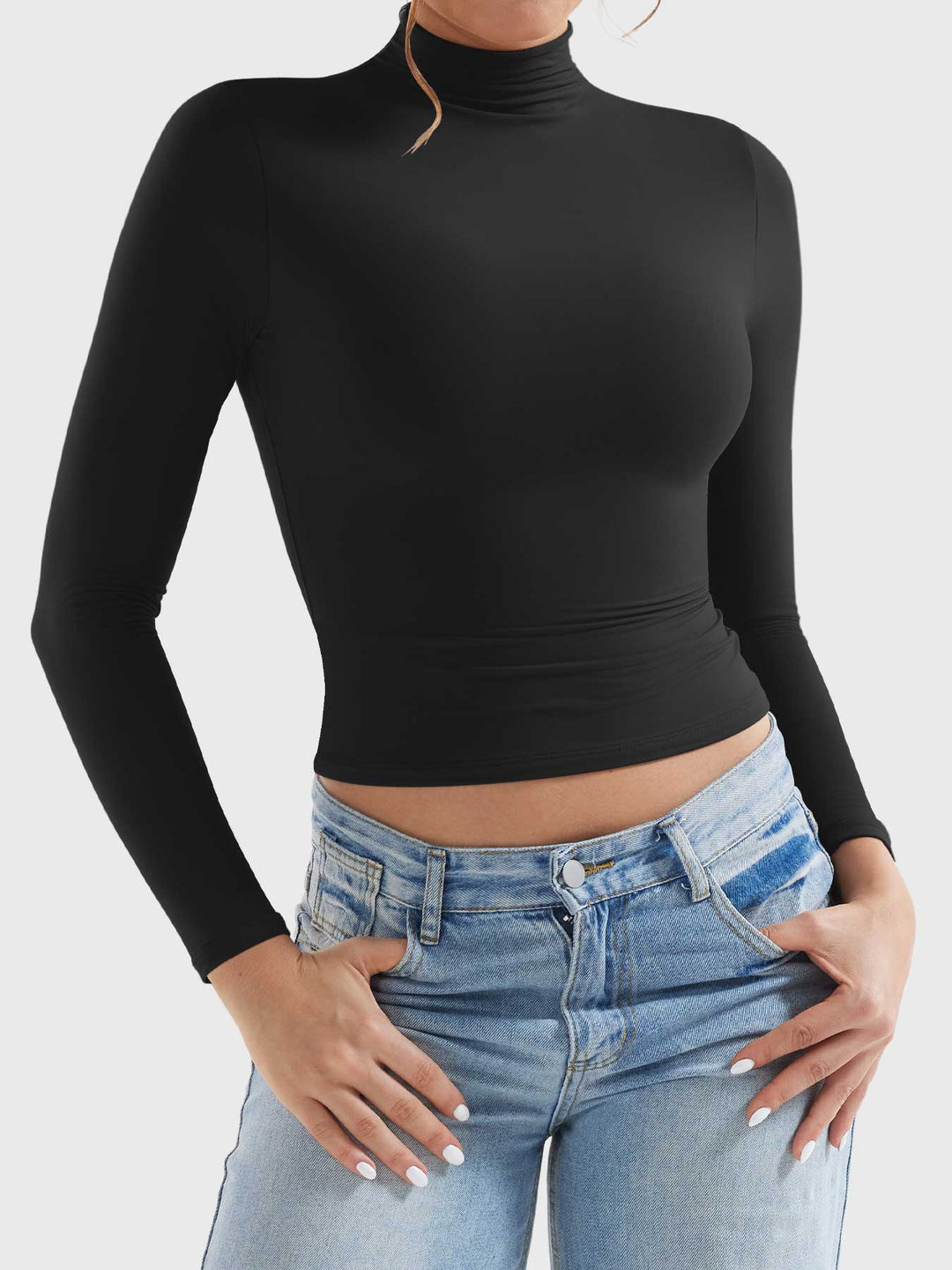 Vorti Sariah Turtle Neck Long Sleeves Shirts