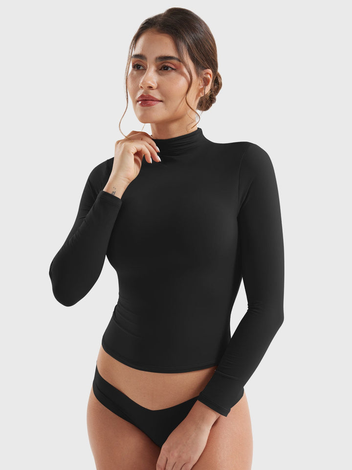 Vorti Sariah Turtle Neck Long Sleeves Shirts