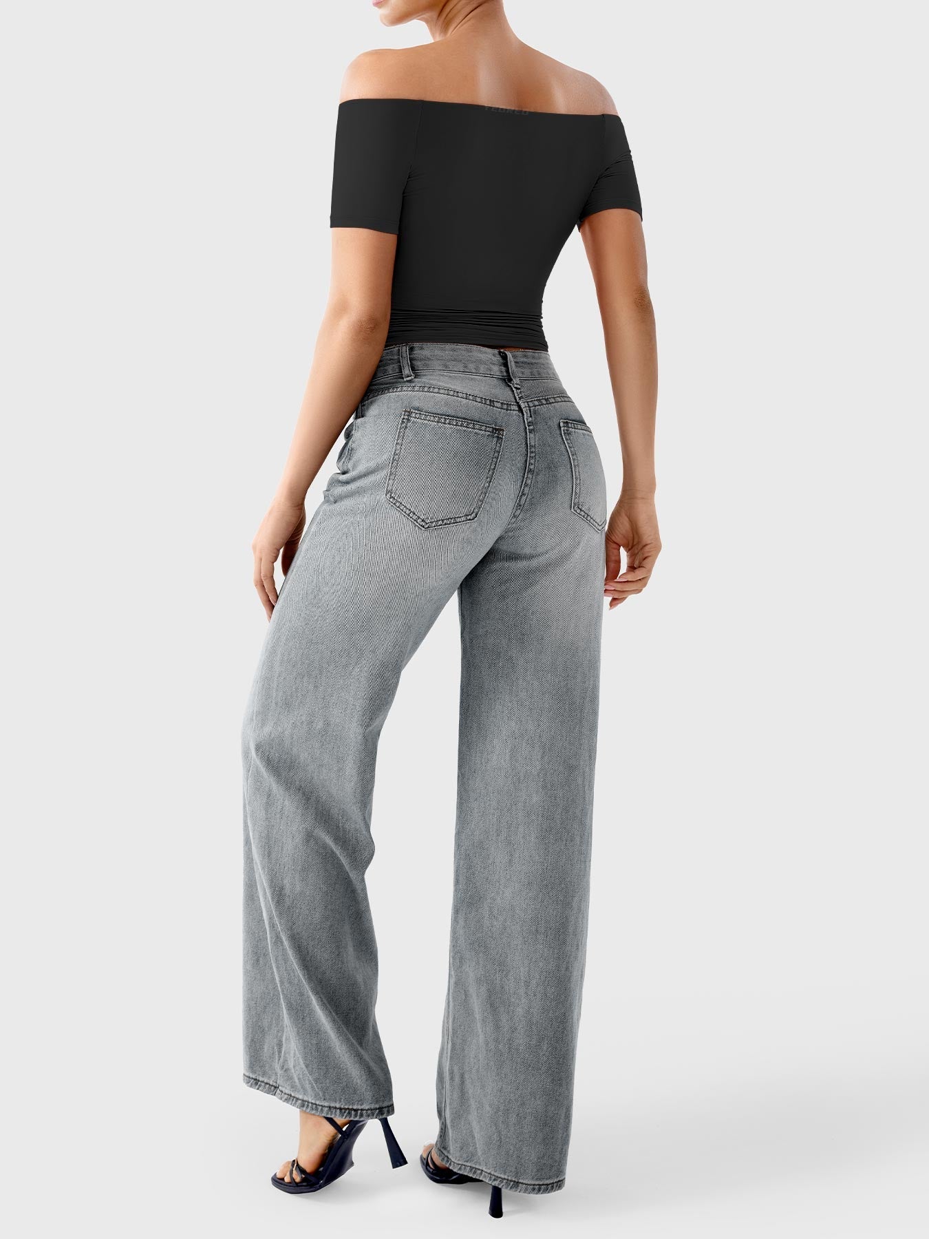 Vorti Luzlie Off Shoulder Short Sleeves