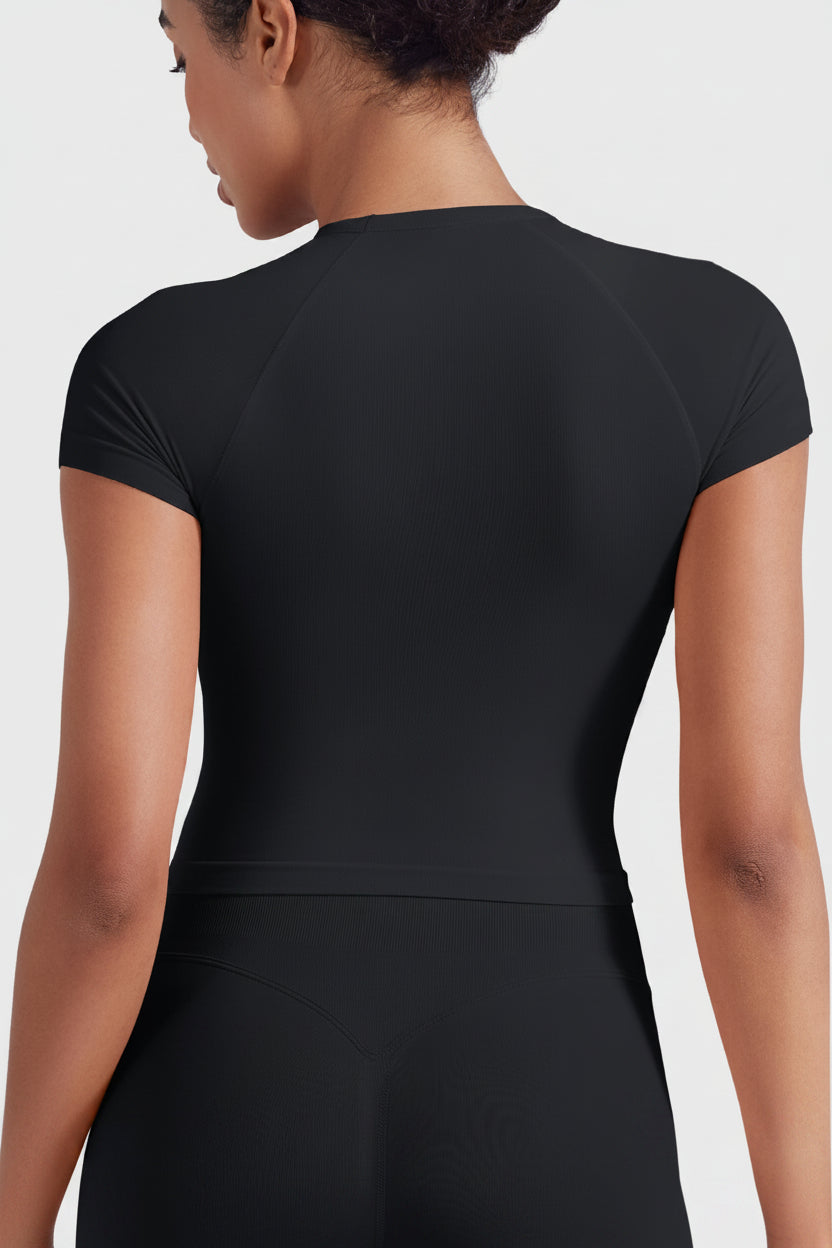 Vorti Zosiya Seamless Short Sleeve Top