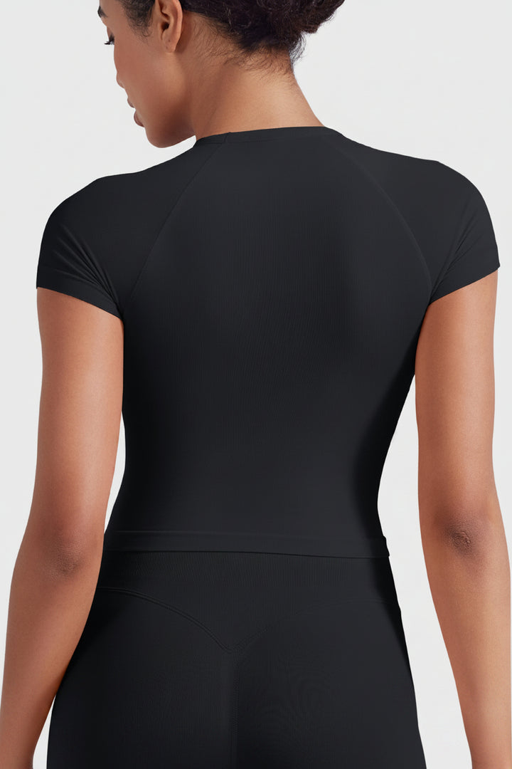 Vorti Zosiya Seamless Short Sleeve Top