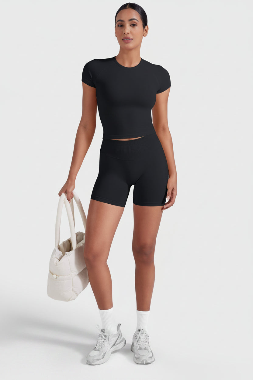 Vorti Zosiya Seamless Short Sleeve Top