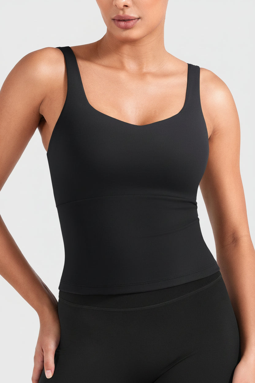 Vorti Mittyle Open Back Longline Tank