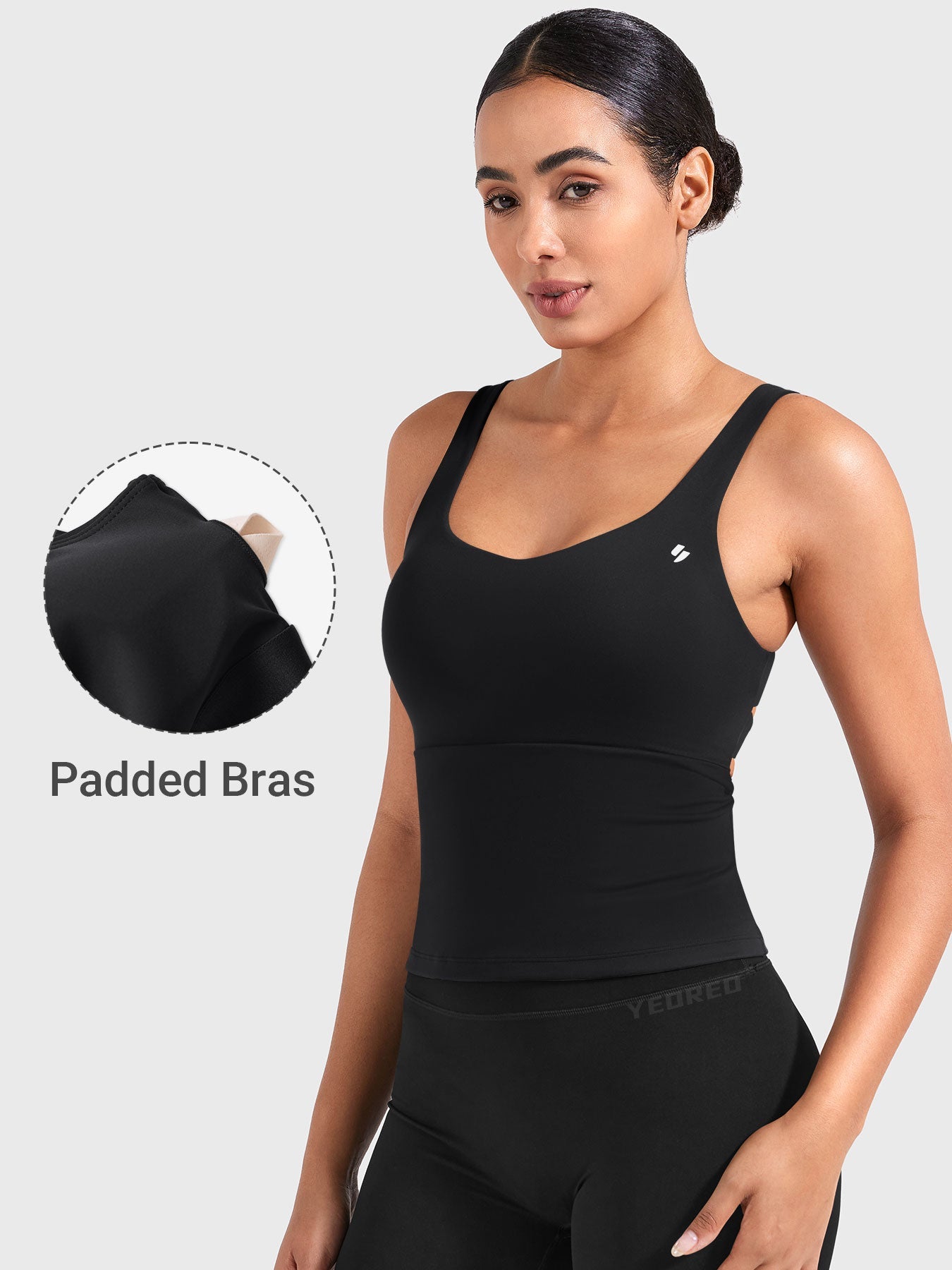 Vorti Mittyle Open Back Longline Tank