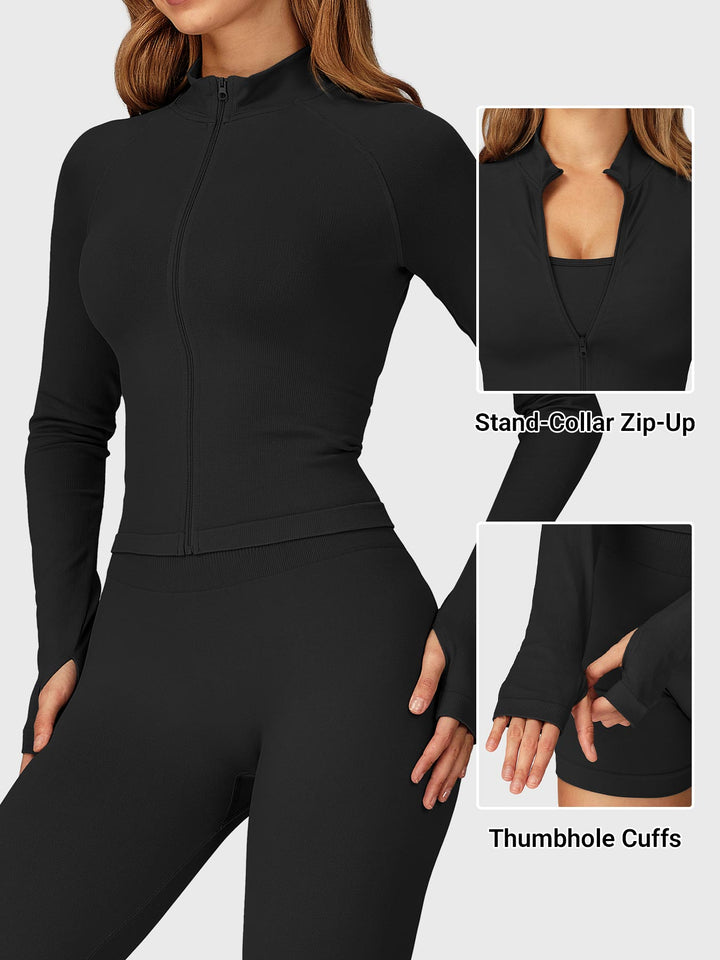 Vorti Alina Seamless Zip Up Jacket