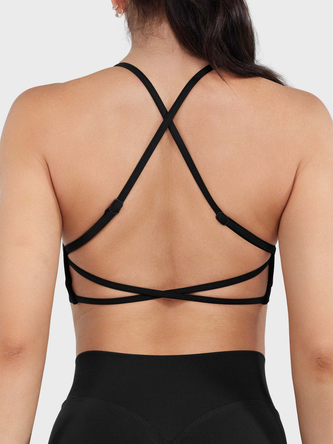 Vorti Acuffny High Neck Backless Sports Bra