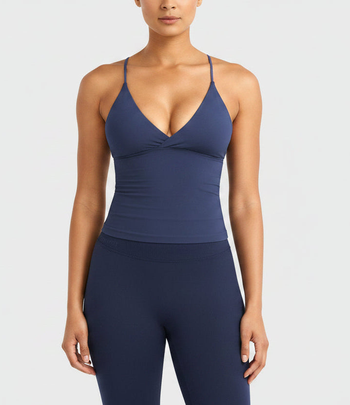 Vorti Vinianna Strappy Back Longline Tank