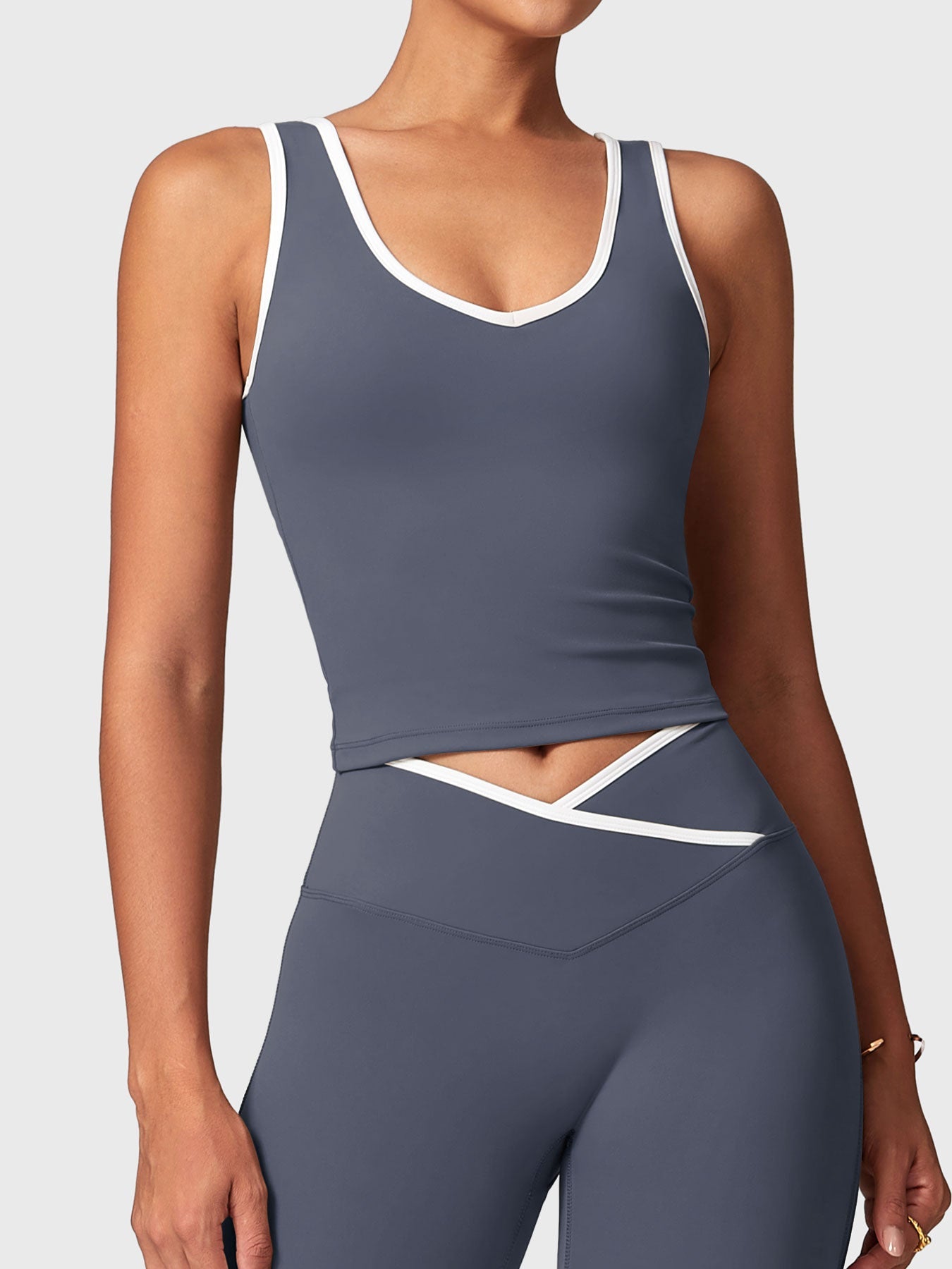 Vorti Alberta Contrast Trim Tank