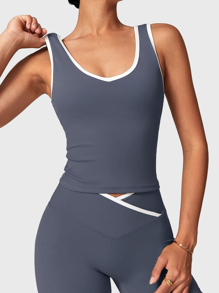 Vorti Alberta Contrast Trim Tank