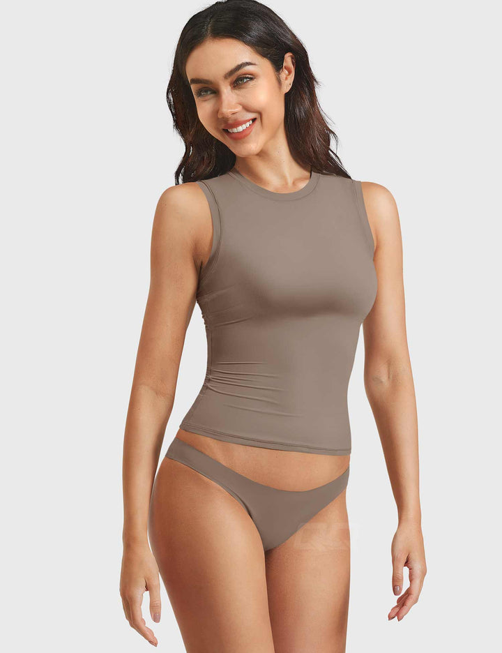 Vorti Sweeney Mock Neck Tank