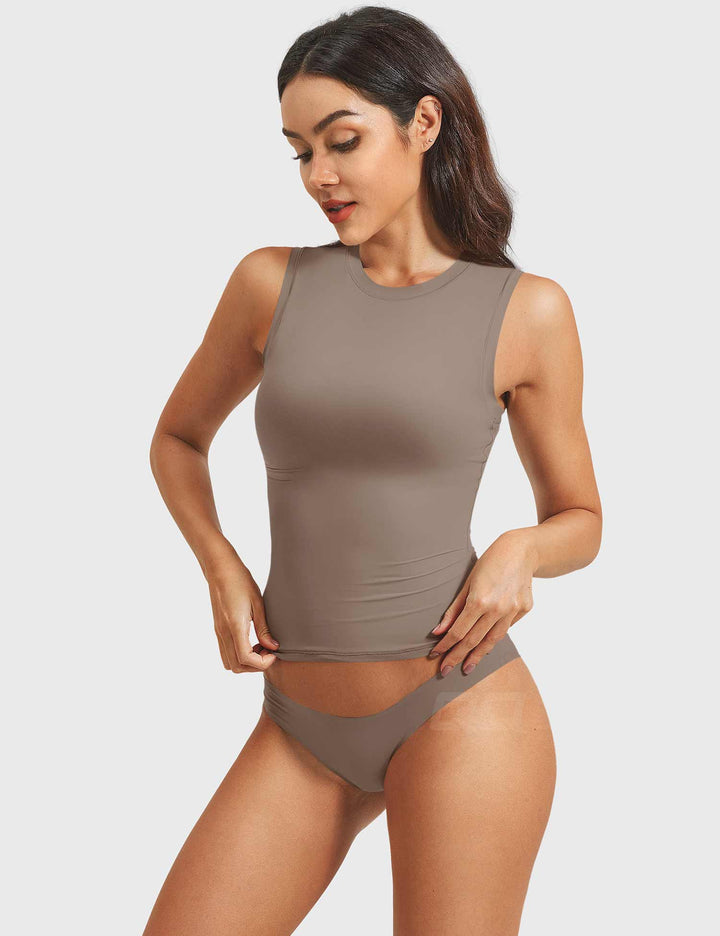 Vorti Sweeney Mock Neck Tank