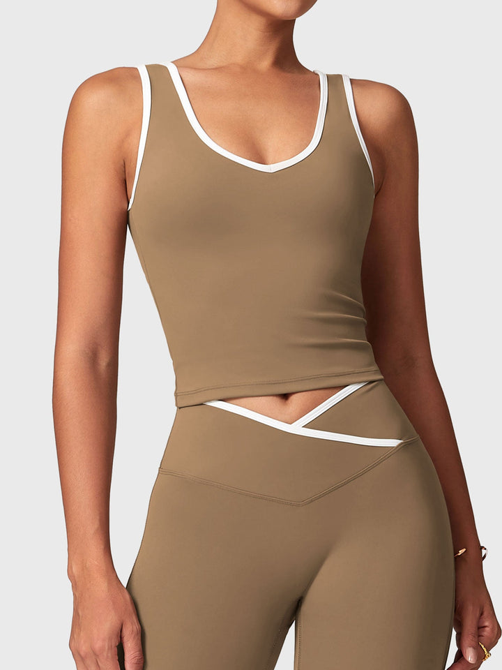 Vorti Alberta Contrast Trim Tank