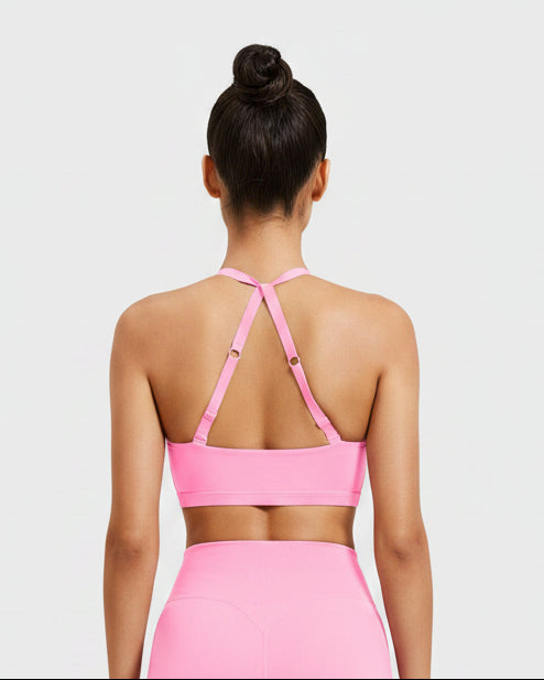 Vorti Micaela Twist Front Sports Bra